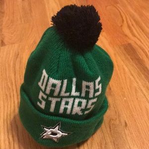 NHL Dallas Stars pom pom beanie hat